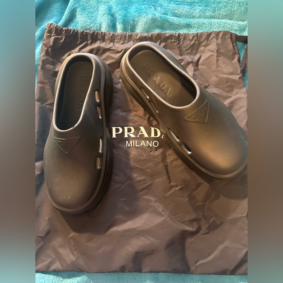 Prada Other - Prada Black Slip-On Shoes